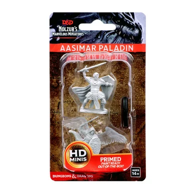 Wizkids 73342 Dungeons & Dragons Nolzur`s Marvelous Unpainted Miniatures: Aasimar Male Paladin