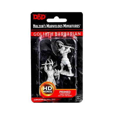 Wizkids 73834 Dungeons & Dragons Nolzur`s Marvelous Unpainted Miniatures: Female Goliath Barbarian