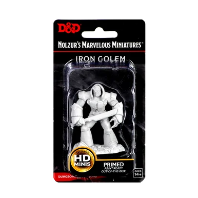 Wizkids 73842 Dungeons & Dragons Nolzur`s Marvelous Unpainted Miniatures: Iron Golem