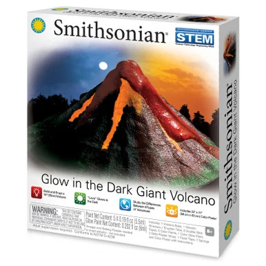 NSI International 52042 Smithsonian Glow in the Dark Giant Volcano - Natural Science Industries