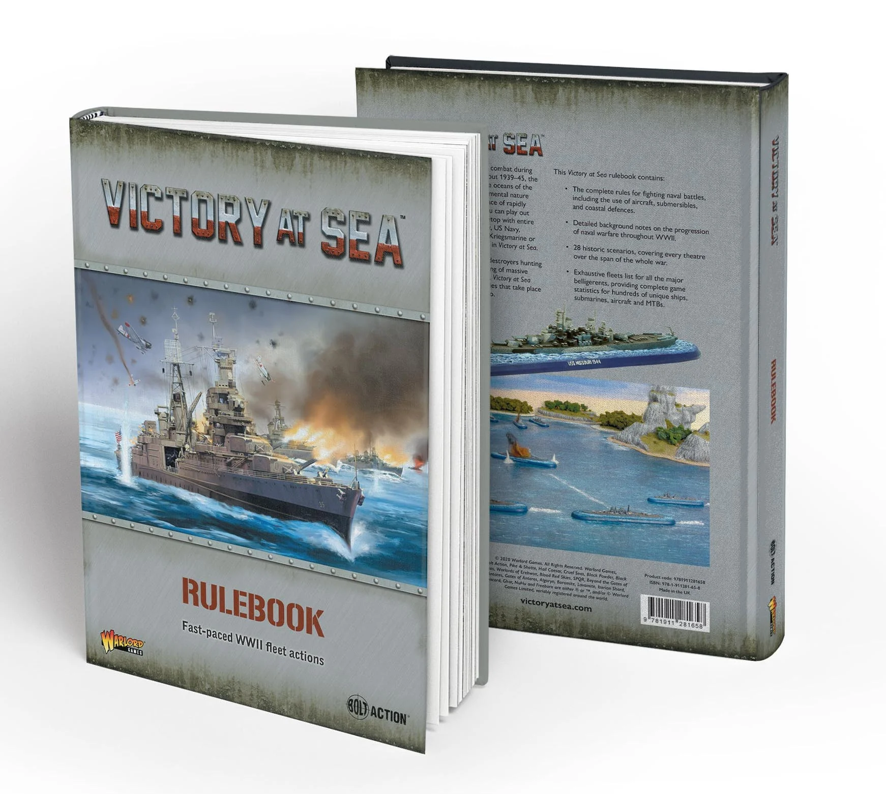 Victory At Sea Hardback Rulebook - Warlord Games