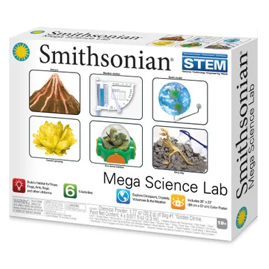 NSI International 49009 Smithsonian Mega Science Lab - Natural Science Industries