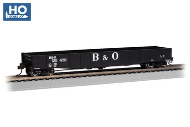 Bachmann 74802 HO 50'6" Drop End Gondola - Baltimore & Ohio #551470