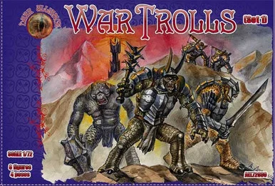 Dark Alliance ALL72030 War Trolls Set #1 1/72 Scale Figures (8) - Alliance Figures