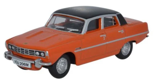 Rover P6 Mk II 1970 Paprika 1:76 (00) Scale Model - Oxford Diecast