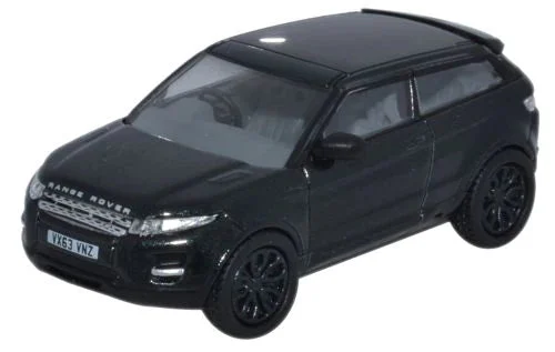 Range Rover Evoque (Santorini Black) 1/76 (00) Scale Diecast Model - Oxford Diecast