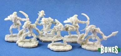 Reaper Miniatures 77024 Goblins (6) 25mm Figures - Reaper Bones
