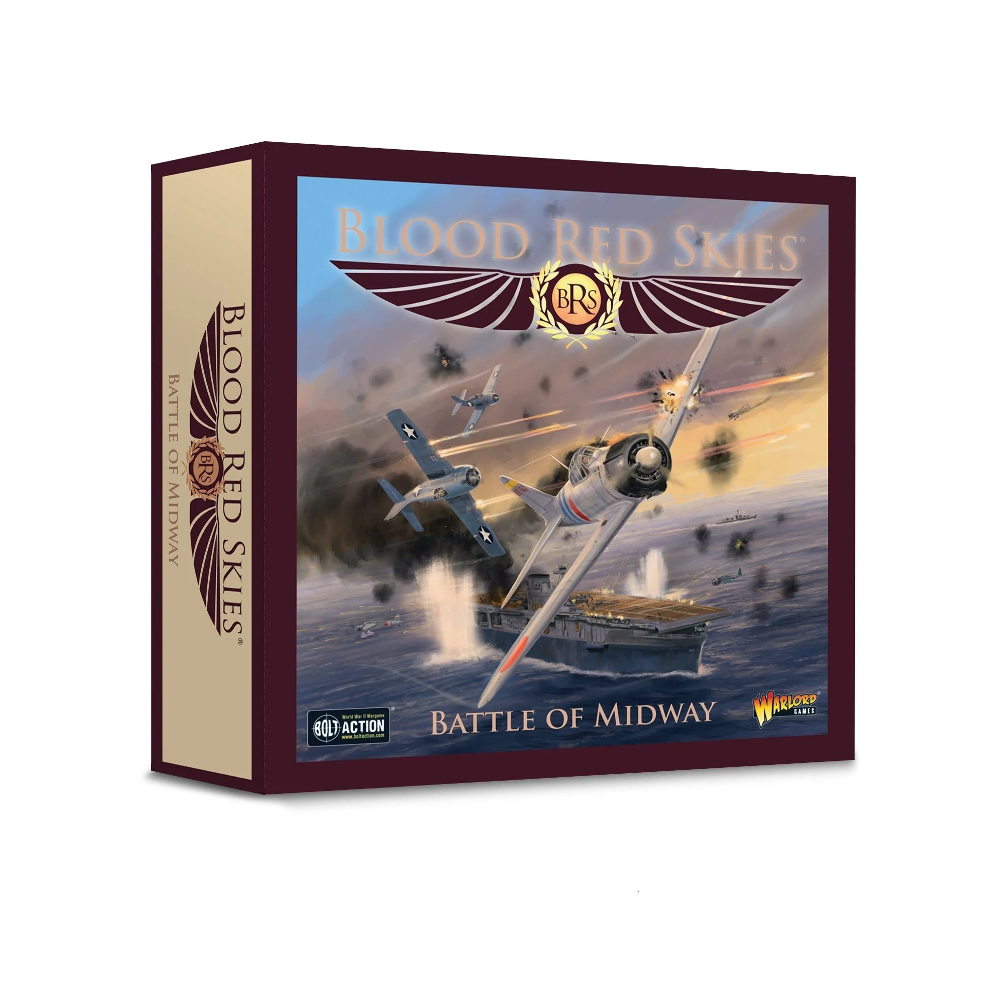 Bolt Action Blood Red Skies Battle of Midway 1/200 Scale Tabletop Game - Warlord Games