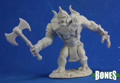 Reaper Miniatures 77333 Mountain Troll 25mm Figures - Reaper Bones