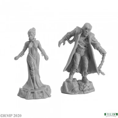 Reaper Miniatures 77729 Graveflesh Servants (2) 25mm Figures - Reaper Bones