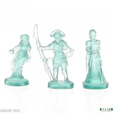 Reaper Miniatures 77971 Female Ghosts (3) 25mm Figures - Reaper Bones