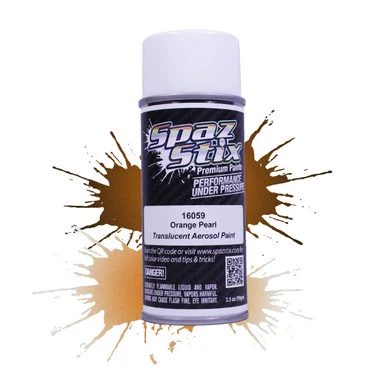 Spaz Stix 16059 Orange Pearl Aerosol 3.5oz