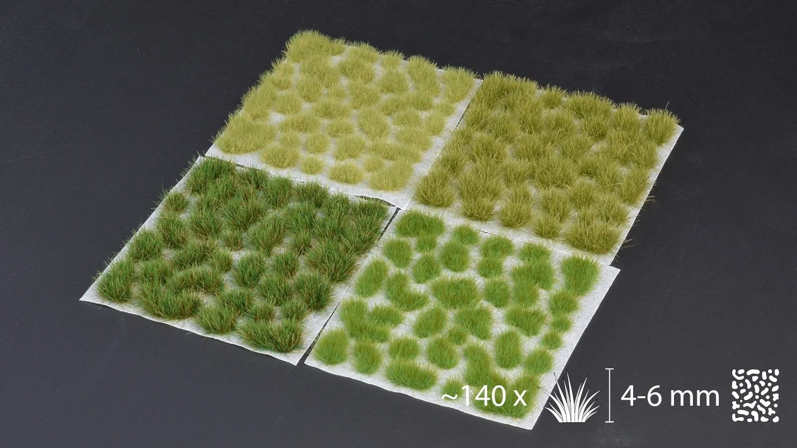 Green Meadow 4-6mm Tuft Set