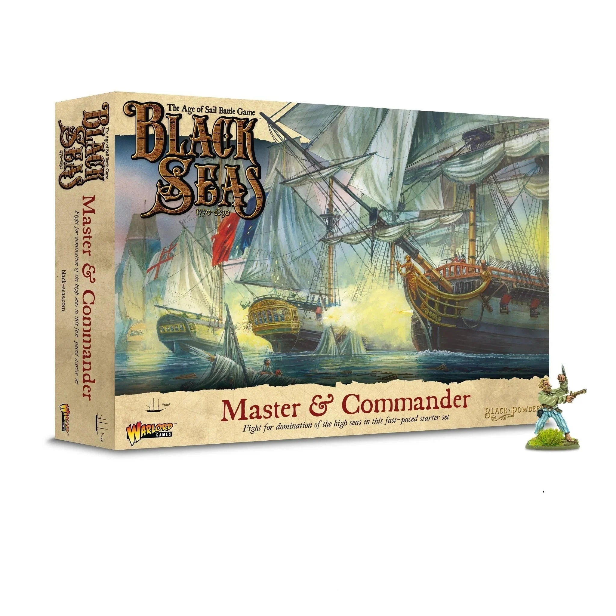 Black Powder Black Seas Master & Commander 1/700 Scale Tabletop Game - Warlord Games