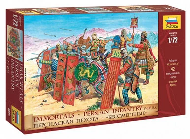 Zvezda 8006 Persian Infantry Immortals V-IV BC 1/72 Scale Figures Kit
