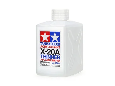 Tamiya 81040 Acrylic/Poly Thinner X-20A 250ml