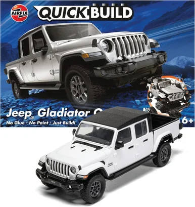 Airfix J6039 Jeep Gladiator Overland Quick Build Model Kit - Airfix Models