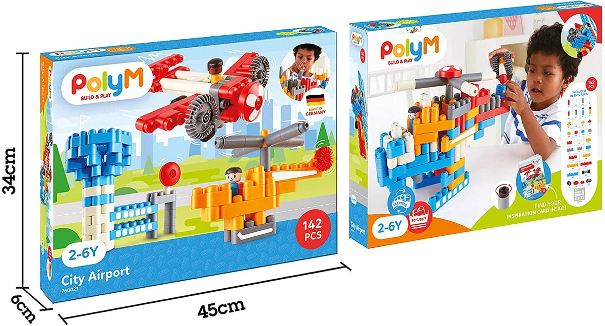City Airport (Poly M) 142pcs - HaPe International Inc