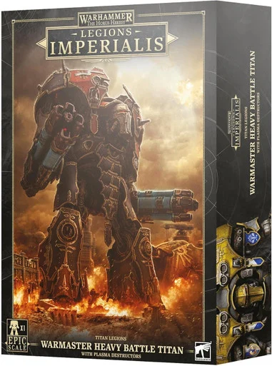 Warhammer 03-26 Warhammer: Legions Imperialis: Warmaster Heavy Battle Titan With Plasma Destructors