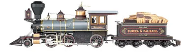Bachmann 81487 G 2-6-0 Steam Locomotive & Tender Eureka & Palisade Reveille