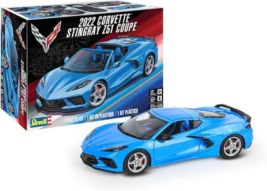 Revell 14556 2022 Corvette Stingray Z51 Coupe 1/25 Scale Model Kit - Revell Monogram