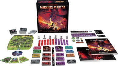 Wizards of the Coast D09940000 Dungeons & Dragons RPG: Dragonlance - Warriors of Krynn Board Game