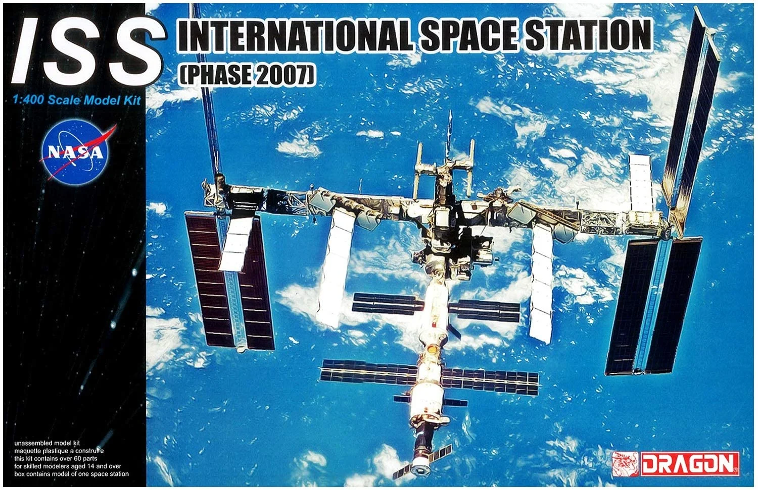 International Space Station (Phase 2007) 1/400 Scale Model Kit - Dragon Models