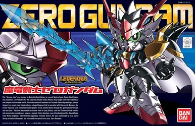 Bandai 5055748 #378 SD LegendsBB Maryu Kenshi Zero Gundam Model Kit