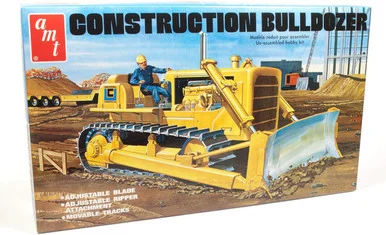 AMT 1086 Construction Bulldozer 1/25 Scale Model Kit