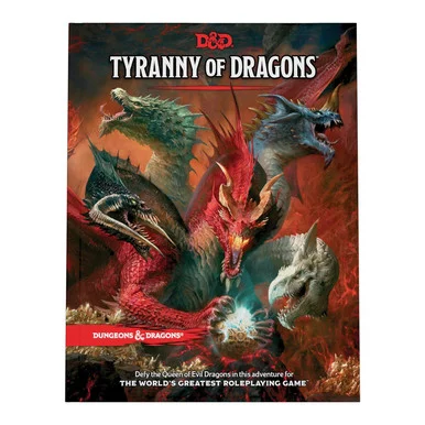 Wizards of the Coast D12860000 Dungeons & Dragons RPG: Tyranny of Dragons Hard Cover