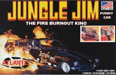 Atlantis Models H1486 Jungle Jim Vega Funny Car 1/16 Scale Model Kit