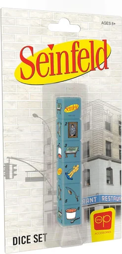 USAopoly USOAC010262 Seinfeld d6 Dice Set