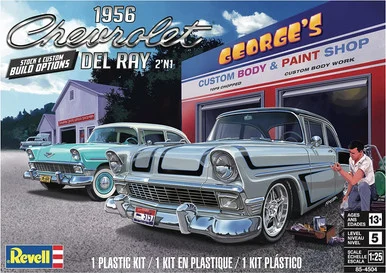 Revell 85-4504 1956 Chevrolet Del Ray 2N1 1/25 Scale Model Kit