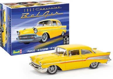 Revell 14551 1957 Chevy Bel Air Two Door Sedan 2'N1 1/25 Scale Model Kit