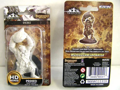 Wizkids 90041 Pathfinder Deep Cuts Unpainted Miniatures: Ogre