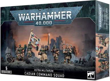 Warhammer 47-09 Warhammer 40,000: Astra Militarum: Cadian Command Squad