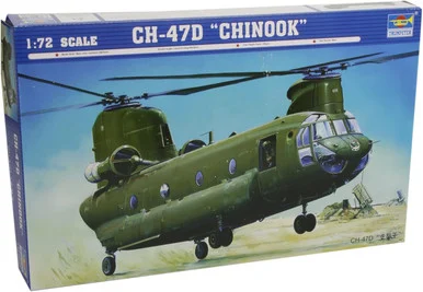 Trumpeter 01622 CH-47D Chinook Helicopter 1/72 Scale Model Kit