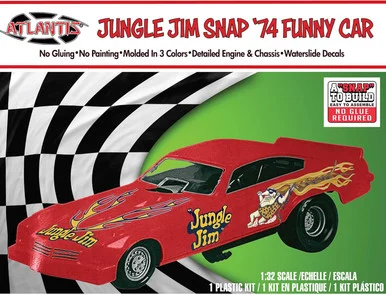 Atlantis Models H1119 1974 Jungle Jim Vega Funny Car 1/32 Scale Model Kit