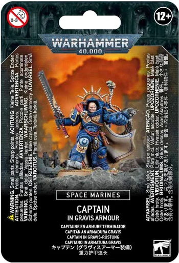 Warhammer 48-70 Warhammer 40,000: Space Marines: Captain in Gravis Armour