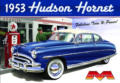 Moebius Models 1200 1953 Hudson Hornet 1/25 Scale Model Kit