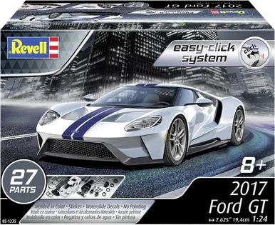 Revell 85-1235 2017 Ford GT 1/24 Scale EasyClick Model Kit