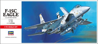 Hasegawa C6 00336 F-15C Eagle USAF Fighter 1/72 Scale Model Kit