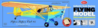 Guillows 303 LC Piper Super Cub 95 1/18 Scale Balsa Wood Model Kit - Guillow's