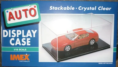 Imex 2501 Display Case w/Clear Base for 1/18 Scale Cars and 1/35 Scale Armor