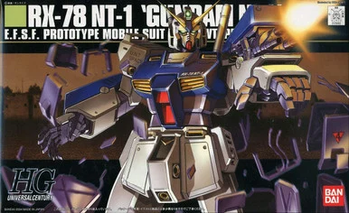 Bandai 5059158 #047 RX-78NT-1 Gundam Alex E.F.S.F. Prototype Mobile Suit For Newtype HGUC 1/144 Scale Model Kit