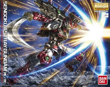 Bandai 5066136 Sengoku Astray Gundam Build Fighter Nils Nielsen Custom Made Mobile Suit MG 1/100 Scale Model Kit