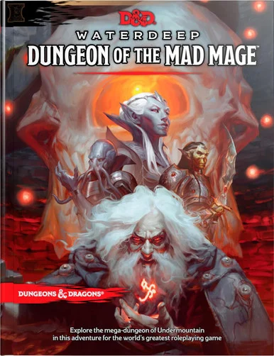 Wizards of the Coast C46590000 Dungeons & Dragons RPG: Waterdeep - Dungeon of the Mad Mage Hard Cover