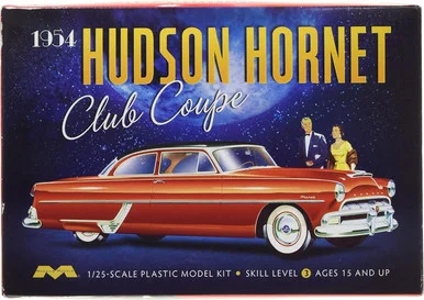Moebius Models 1213 1954 Hudson Hornet Coupe 1/25 Scale Model Kit
