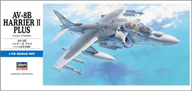 Hasegawa D24 00454 AV-8B Harrier II Plus USMC Attacker 1/72 Scale Model Kit