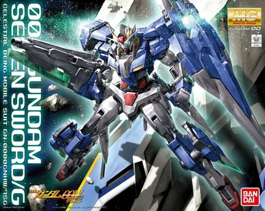 Bandai 5063083 00 Gundam Seven Sword/G MG 1/100 Scale Model Kit